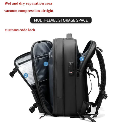 Vacuum Compression Travel Backpack