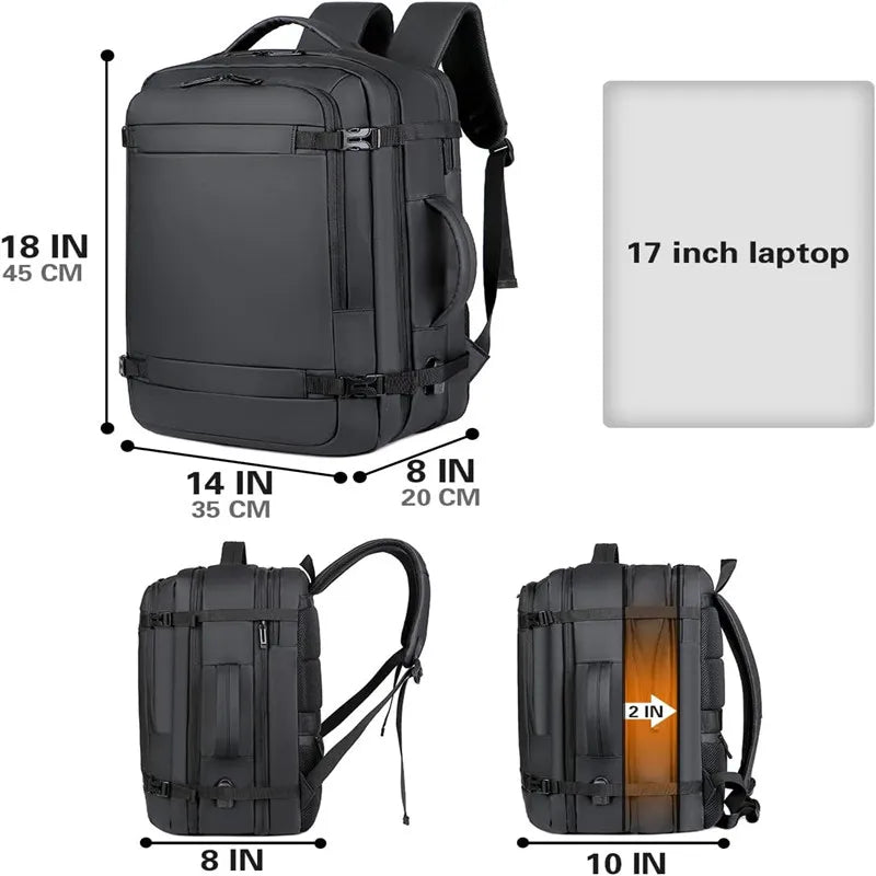 ExpandaPack 40L USB Travel Backpack