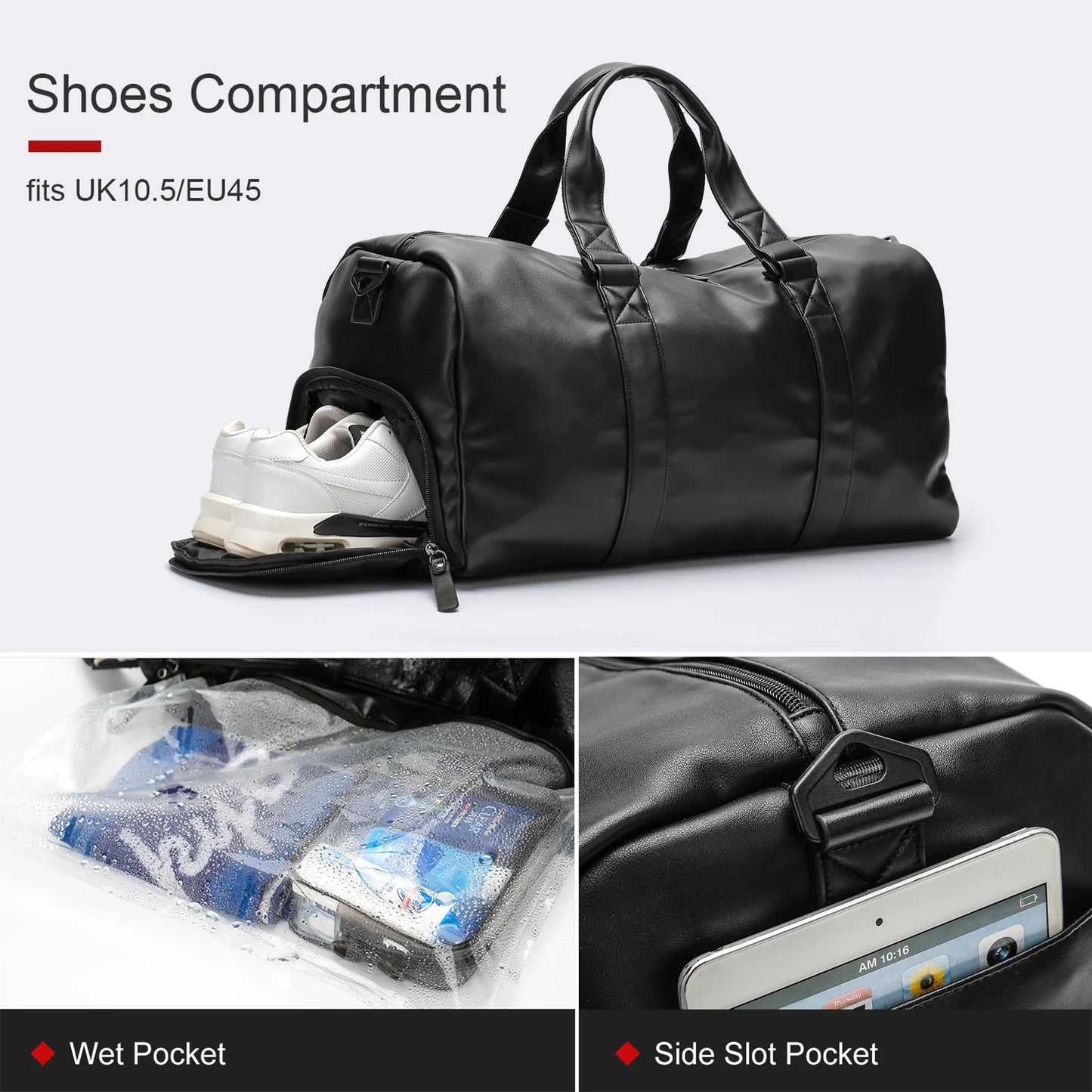 Soft Travel and Training Bag with Shoe Compartment