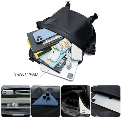 CycloGuard Waterproof Sling Bag: Anti-Theft Camera & iPad Crossbody